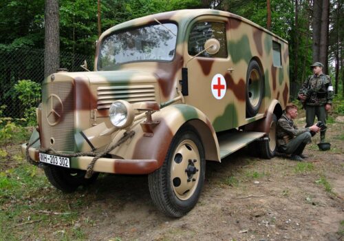 Wojenna sanitarka od „Gryfa”