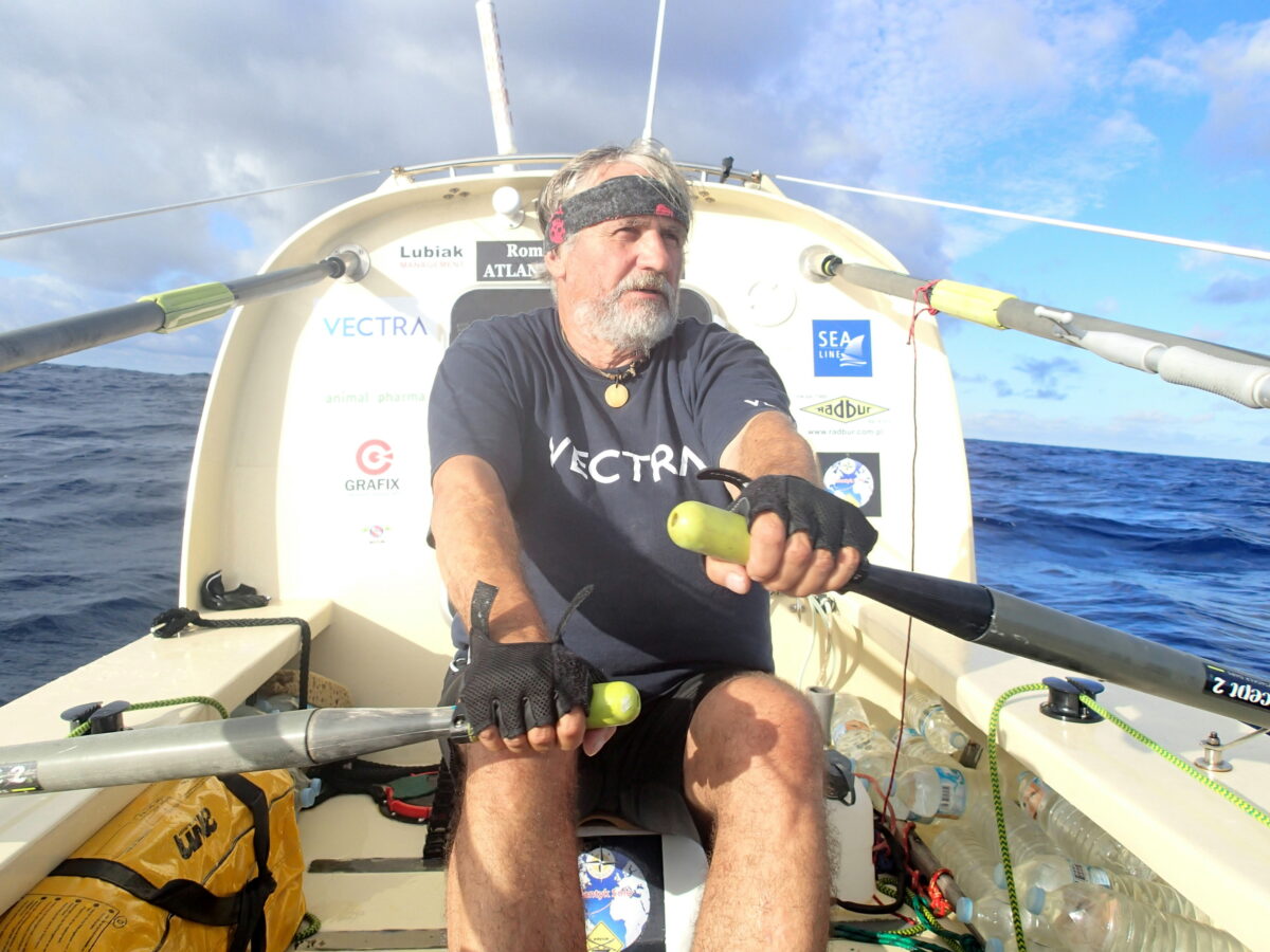 Na wiosłach przez Atlantyk, czyli Romualda Koperskiego rozgrzewka przed Pacyfikiem