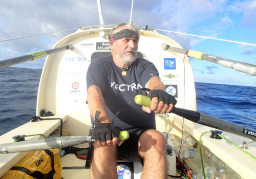 Na wiosłach przez Atlantyk, czyli Romualda Koperskiego rozgrzewka przed Pacyfikiem