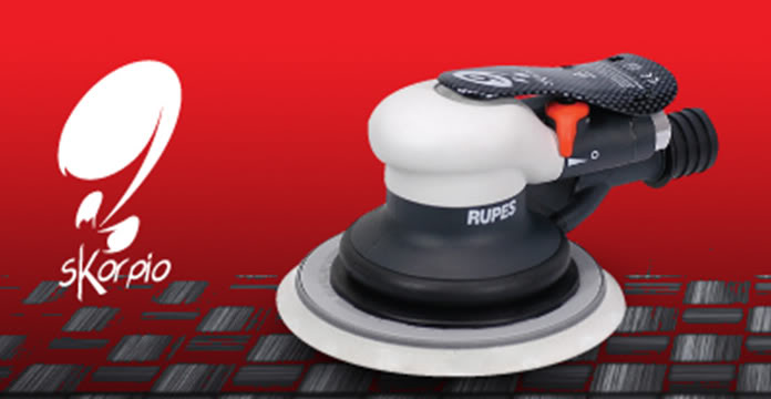 Włoski producent RUPES wprowadza SKORPIO III, pneumatyczną szlifierkę oscylacyjno – rotacyjną nowej generacji Włoski producent RUPES wprowadza SKORPIO III, pneumatyczną szlifierkę oscylacyjno – rotacyjną nowej generacji