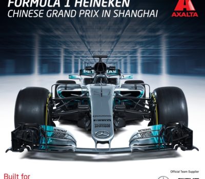 Axalta Coating Systems i Mercedes-AMG Petronas Motorsport świętują zwycięstwo w Grand Prix Chin