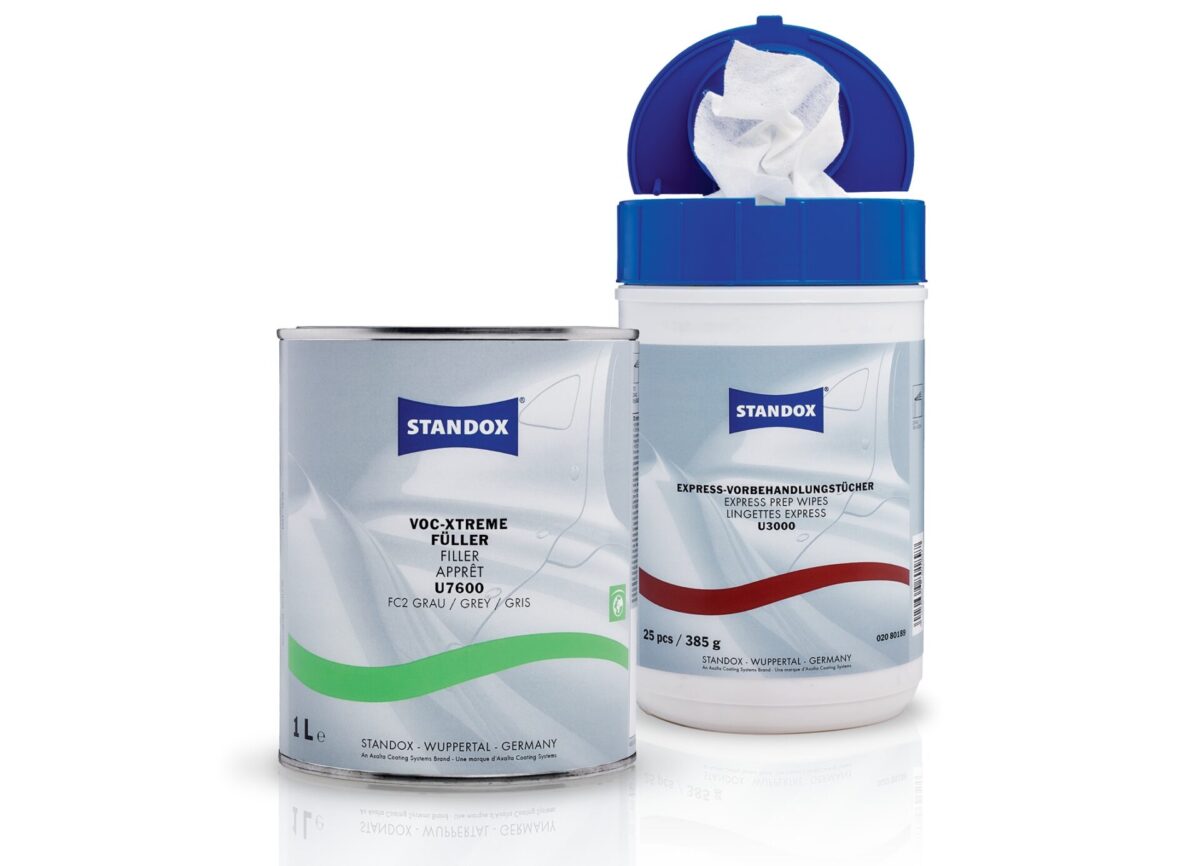 Praktyczne wskazówki od marki Standox: Szybkie przygotowanie podłoża dzięki wypełniaczowi VOC Xtreme Filler