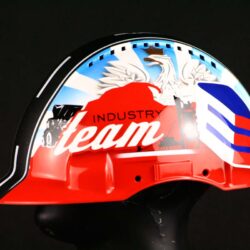 Kask dla budowlanca