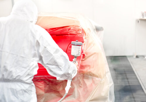 Sprężone powietrze w lakierni