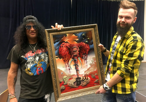 Szymon Chwalisz – od aerografu, do teledysku Slasha Szymon Chwalisz – od aerografu, do teledysku Slasha