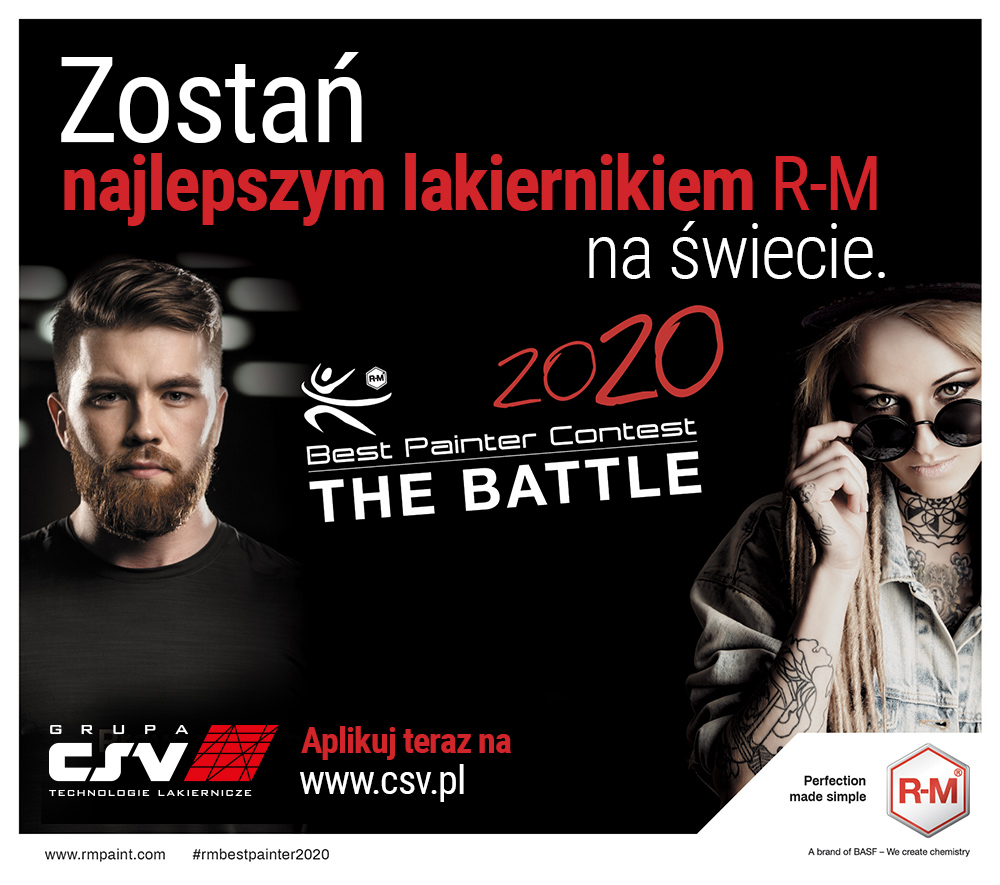 Konkurs na Najlepszego Lakiernika R-M na świecie!