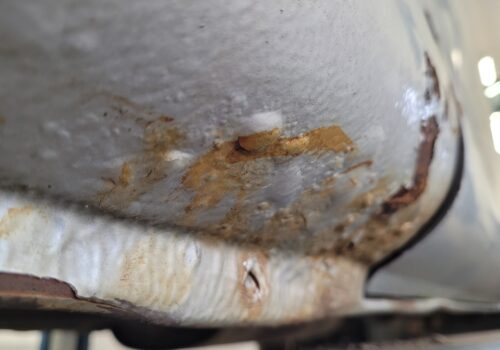 Korozja po naprawie Korozja po naprawie