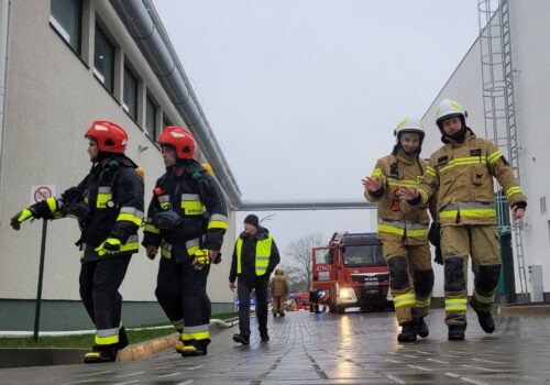 Bezpieczeństwo przede wszystkim – ćwiczenia przeciwpożarowe w TROTON Bezpieczeństwo przede wszystkim – ćwiczenia przeciwpożarowe w TROTON