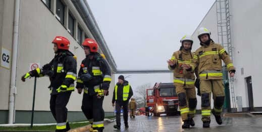 TROTON dba o bezpieczeństwo – ćwiczenia przeciwpożarowe z udziałem straży pożarnej