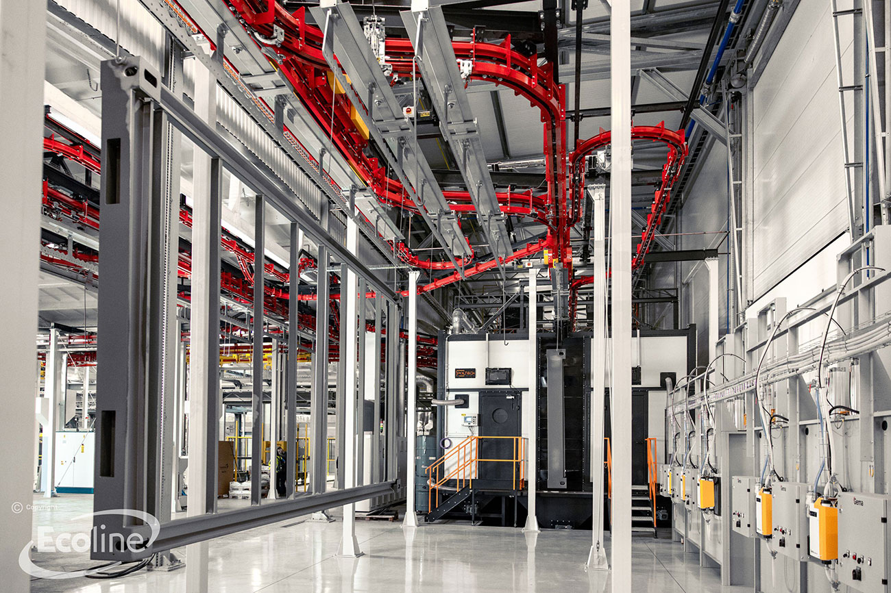 Modułowość elementów składowych linii lakierniczej Modułowość elementów składowych linii lakierniczej