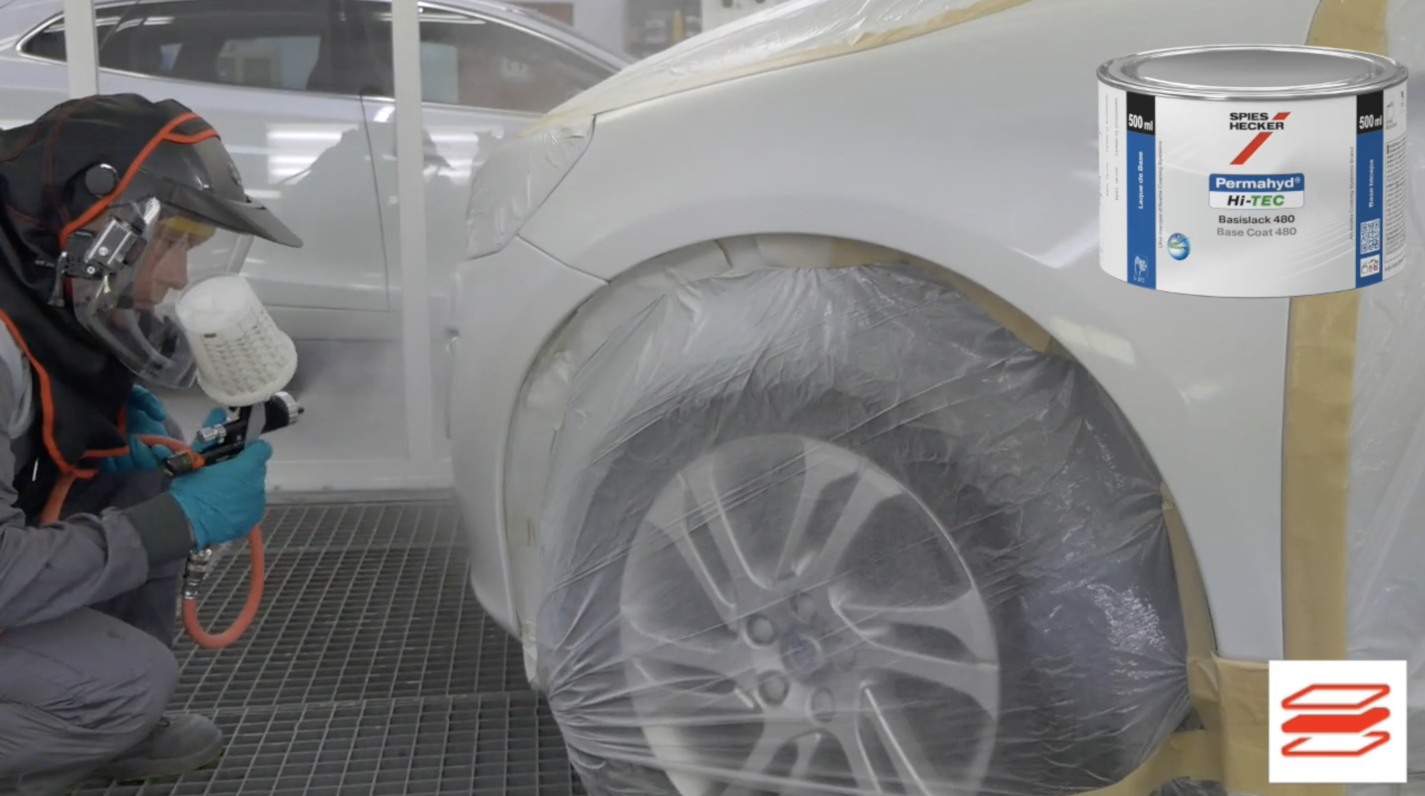 SH stage repair of pearlescent whites Base Coat second stage SH stage repair of pearlescent whites Base Coat second stage