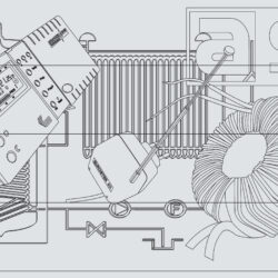 Elektronika w zieleniach airbrush Lakiernik