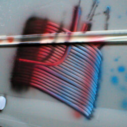 Elektronika w zieleniach airbrush Lakiernik