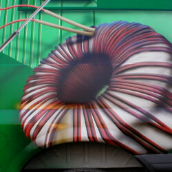 Elektronika w zieleniach airbrush Lakiernik