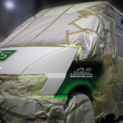 Elektronika w zieleniach airbrush Lakiernik