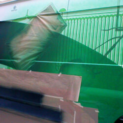 Elektronika w zieleniach airbrush Lakiernik