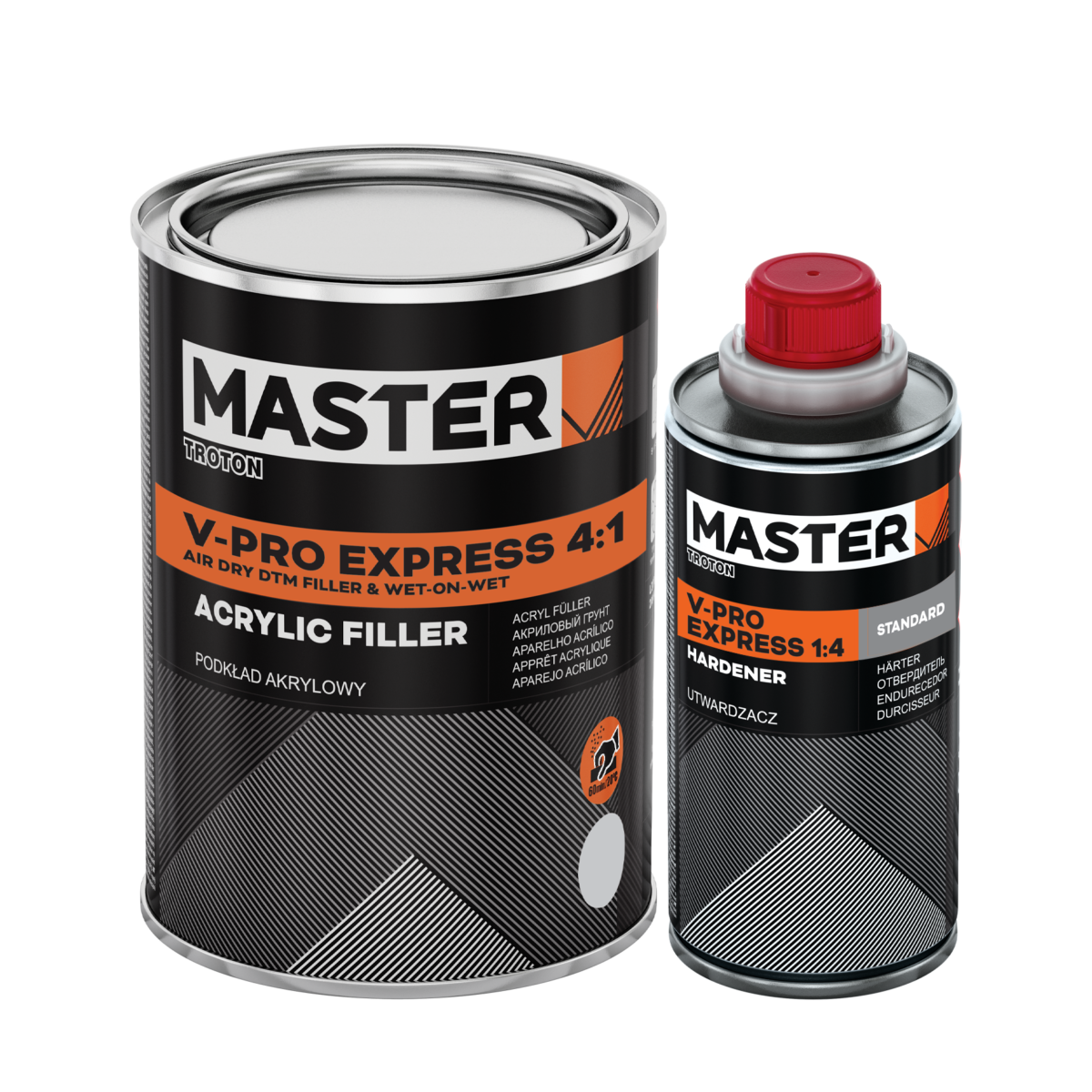Podkład akrylowy Air Dry – V-PRO EXPRESS 4:1 | 1h do szlifowania bez wygrzewania Podkład akrylowy Air Dry – V-PRO EXPRESS 4:1 | 1h do szlifowania bez wygrzewania