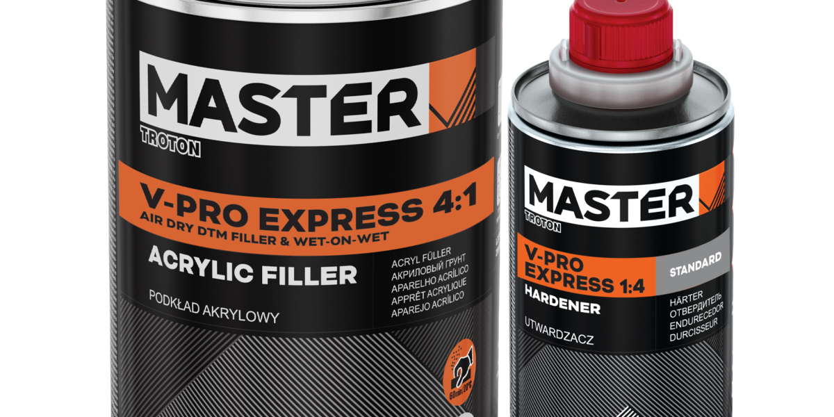 Podkład akrylowy Air Dry – V-PRO EXPRESS 4:1 | 1h do szlifowania bez wygrzewania