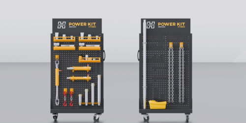 POWER KIT™ – kompletny system rozpierająco-ciągnący na mobilnym wózku