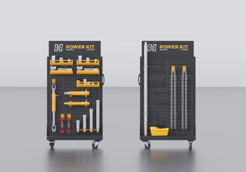 POWER KIT™ – kompletny system rozpierająco-ciągnący na mobilnym wózku