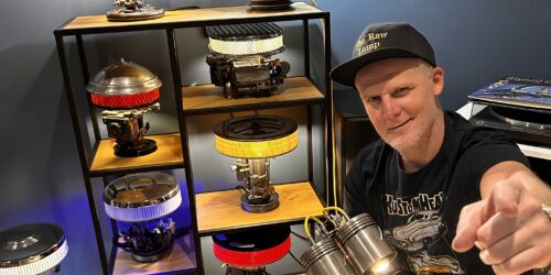 Lampy z części samochodowych – jak stary gaźnik zmienia się w designerską lampę?