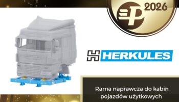 Złoty Medal MTP dla CAB-MAX HYBRID™ od Herkulesa – przełom w naprawach kabin ciężarówek!