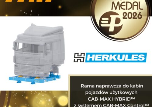 Złoty Medal MTP dla CAB-MAX HYBRID™ od Herkulesa – przełom w naprawach kabin ciężarówek! Złoty Medal MTP dla CAB-MAX HYBRID™ od Herkulesa – przełom w naprawach kabin ciężarówek!