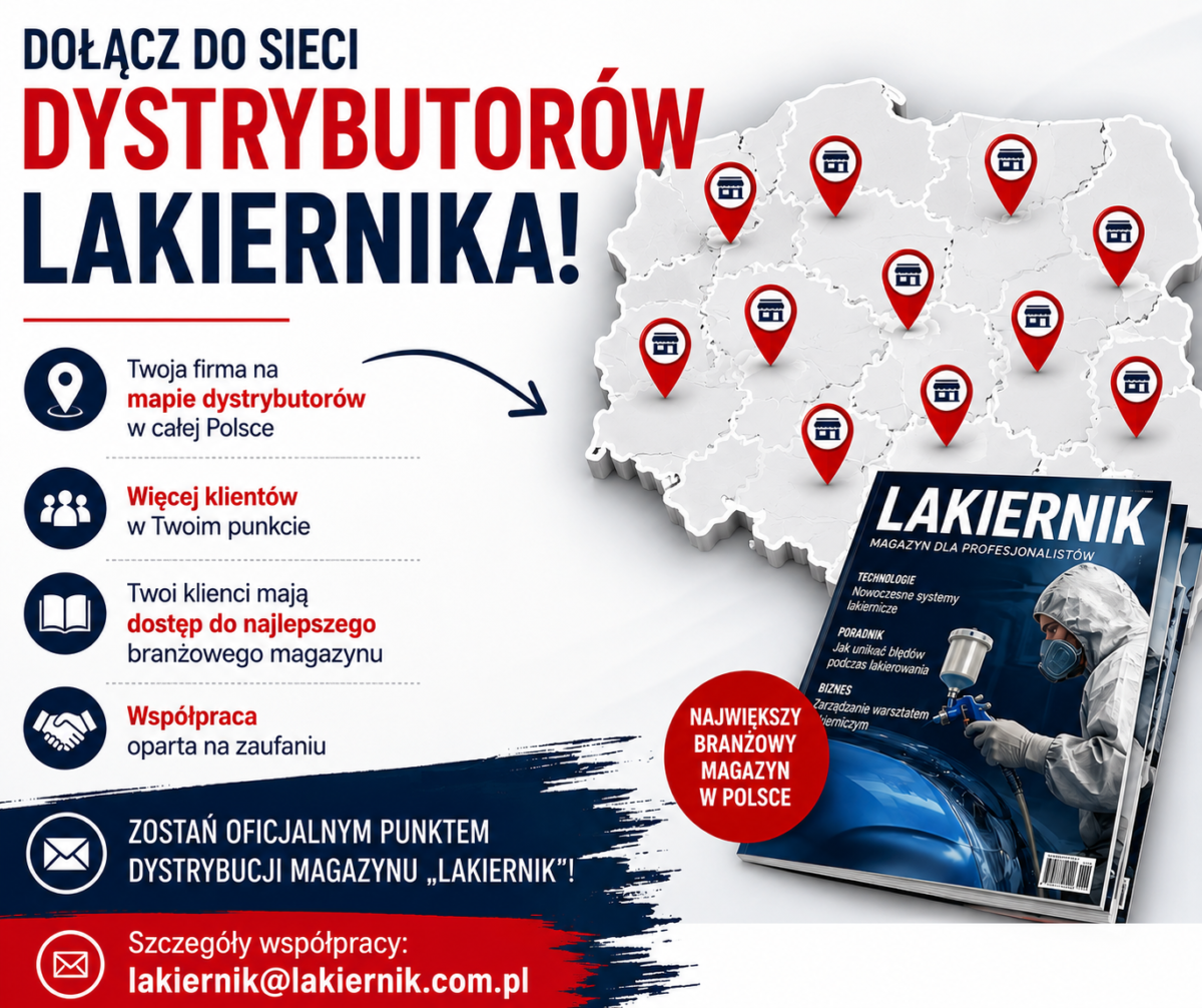 Mapa dystrybutorów Lakiernika – sprawdź, gdzie odebrać najnowszy numer magazynu