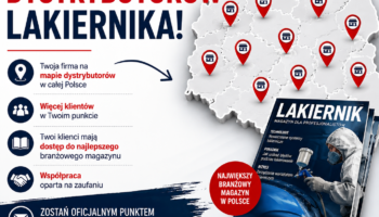 Mapa dystrybutorów Lakiernika – sprawdź, gdzie odebrać najnowszy numer magazynu